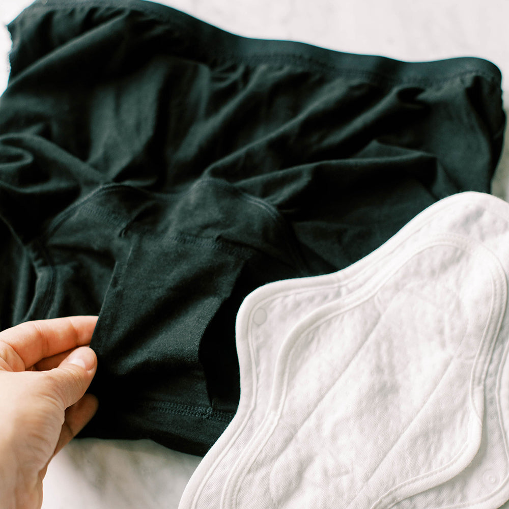 Boyshort + 3 Regular Pads&lt;h6&gt;Organic Cotton&lt;/h6&gt;